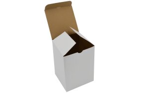 WHITE PAPER BOX 12x12x17cm SET/20